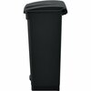 Global Industrial Rectangle Hands Free Trash Can, Black, Plastic 641599BK